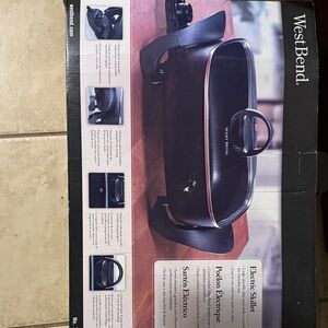 West Bend Black Electric Skillet